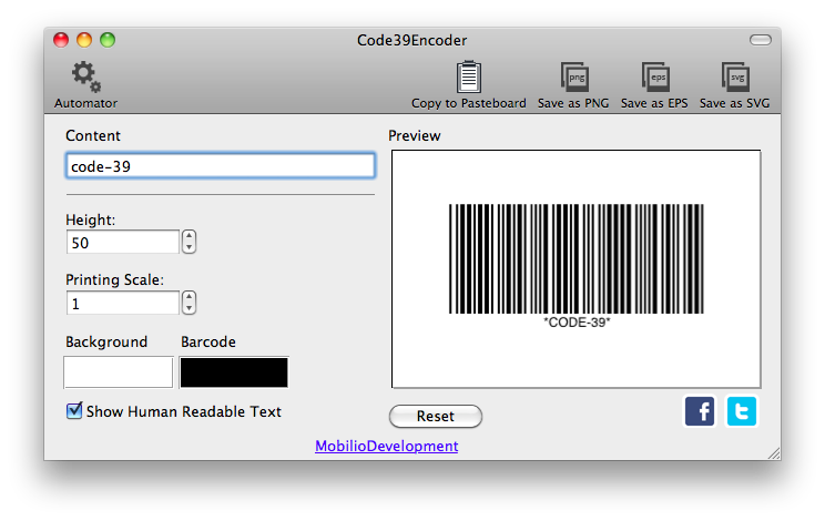 Code39Encoder Code 39 Barcode Generator 